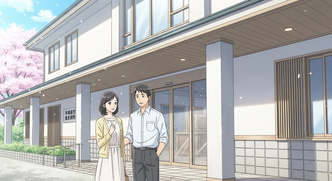 須賀川市の葬儀費用相場を家族で確認しているイメージ